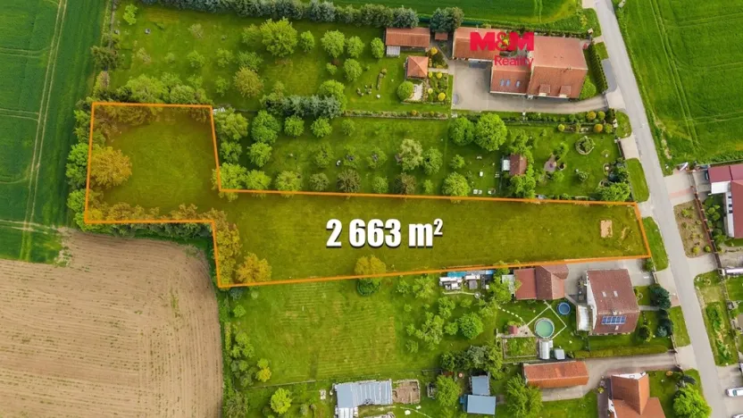Prodej pozemku pro bydlení, Vlkava, Na Bahýnkách, 2660 m2