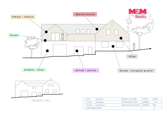 Prodej rodinného domu, Sebranice, 130 m2