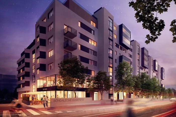 Prodej bytu 2+kk, Praha - Hlubočepy, náměstí Olgy Scheinpflugové, 47 m2