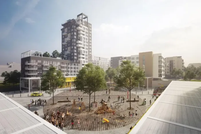 Prodej bytu 2+kk, Praha - Hlubočepy, náměstí Olgy Scheinpflugové, 47 m2