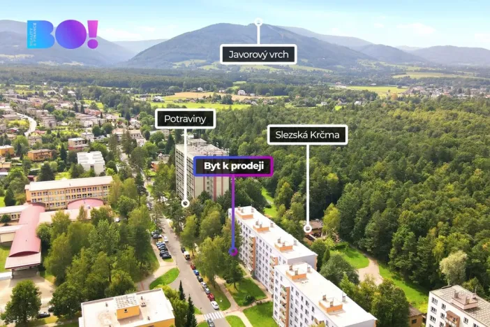 Prodej bytu 2+kk, Třinec, Beskydská, 35 m2