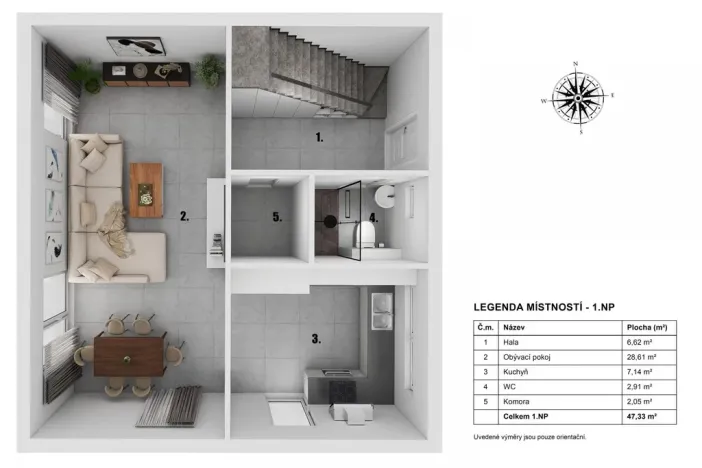 Prodej rodinného domu, Křenek, 95 m2