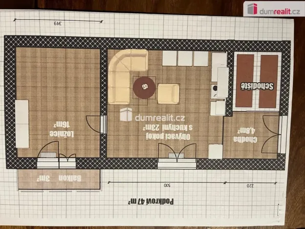 Pronájem bytu 2+kk, Kolín - Sendražice, Nová, 80 m2