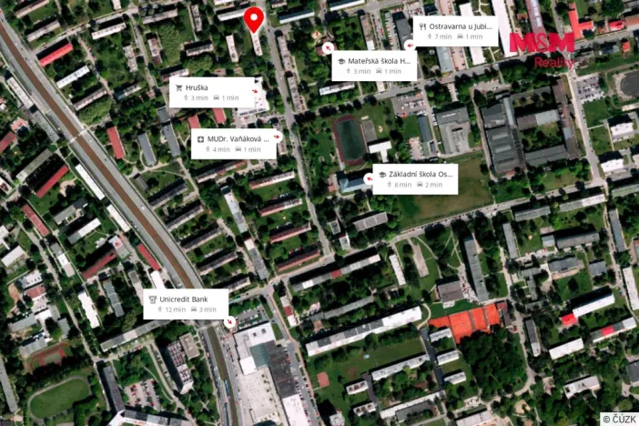 Pronájem bytu 2+1, Ostrava - Hrabůvka, Dvouletky, 50 m2