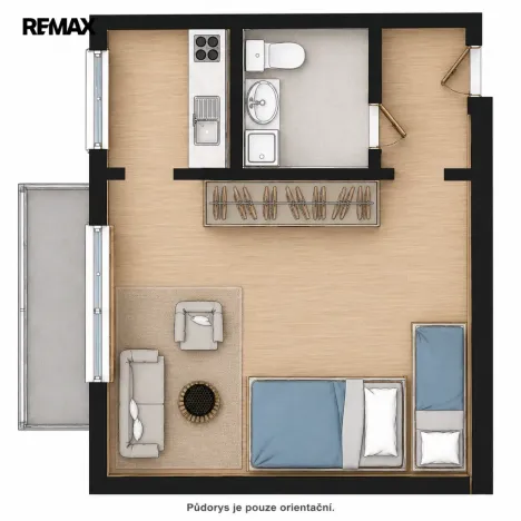 Prodej bytu 1+kk, Broumov - Olivětín, Dukelská, 26 m2