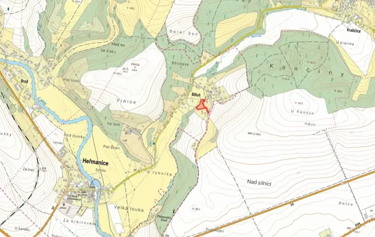 Prodej pozemku pro bydlení, Heřmanice, 3068 m2