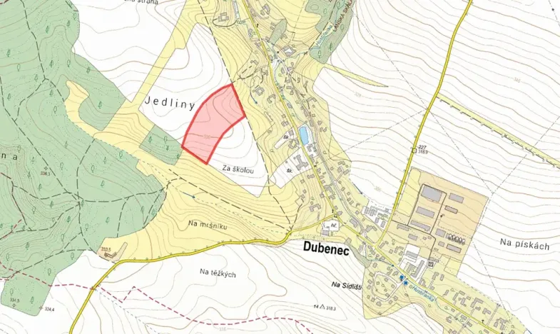 Prodej pole, Dubenec, 43833 m2