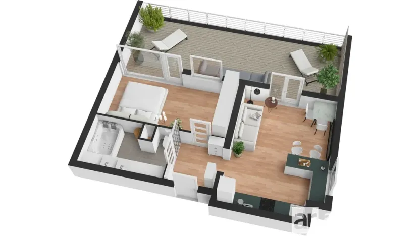 Prodej bytu 2+kk, Praha, Pastevců, 54 m2
