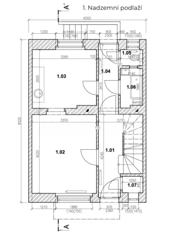 Prodej rodinného domu, Praha - Krč, V Štíhlách, 110 m2