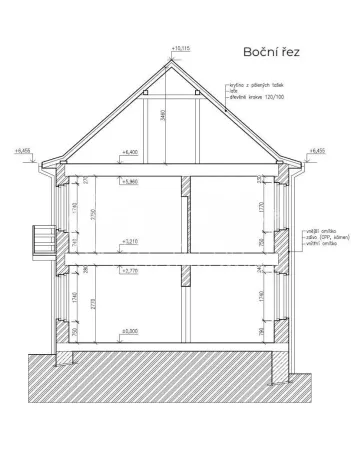 Prodej rodinného domu, Praha - Krč, V Štíhlách, 110 m2