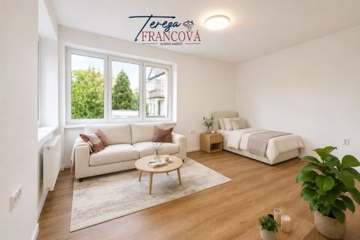 Pronájem bytu 1+1, Prostějov, Riegrova, 43 m2
