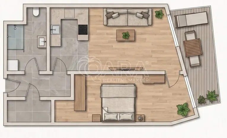 Prodej bytu 2+kk, Praha - Stodůlky, Svitákova, 62 m2