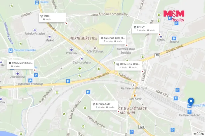 Prodej garáže, Klášterec nad Ohří, Nádražní, 32 m2