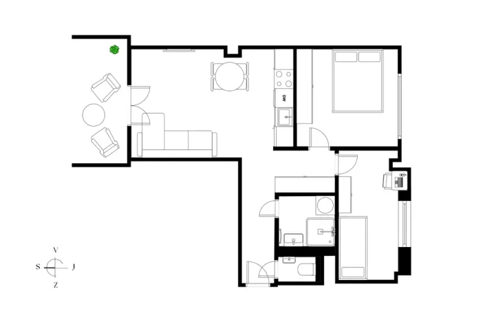 Prodej bytu 3+kk, Praha - Vršovice, K louži, 55 m2