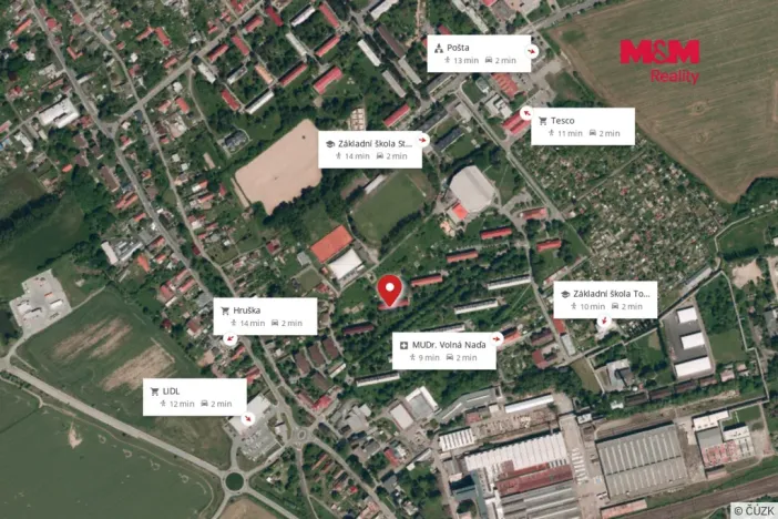 Prodej bytu 2+1, Studénka - Butovice, Budovatelská, 47 m2