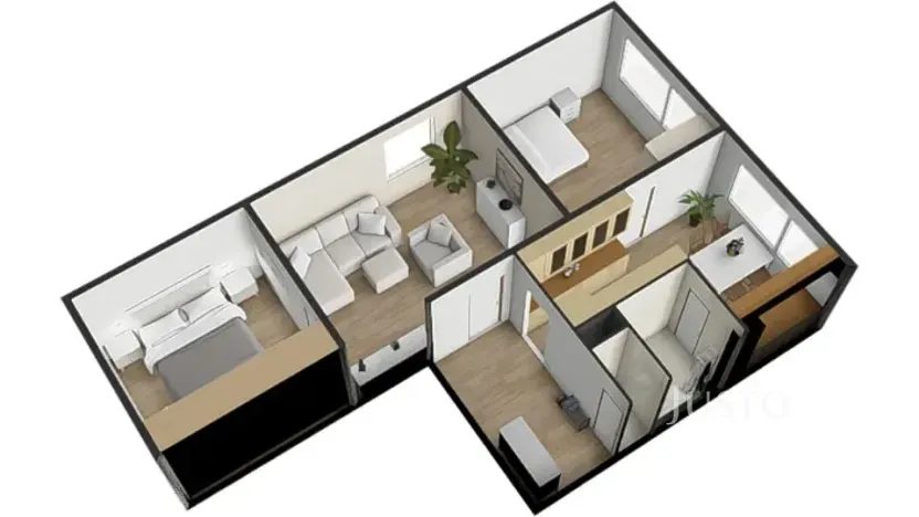 Prodej bytu 3+1, Písek, třída Přátelství, 61 m2