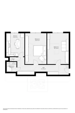 Pronájem bytu 2+1, Praha - Strašnice, Na padesátém, 67 m2