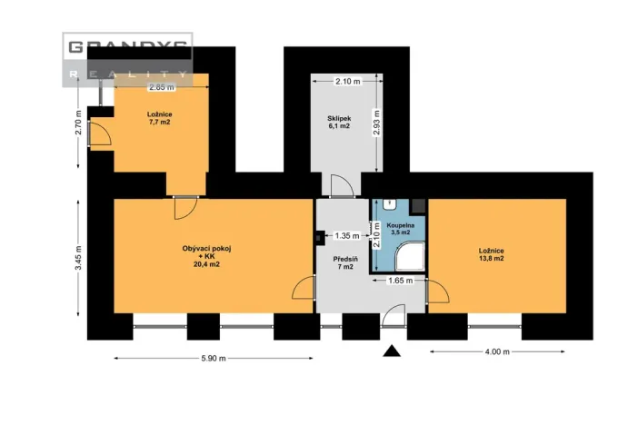 Prodej rodinného domu, Třebotov - Solopisky, Malá Strana, 68 m2