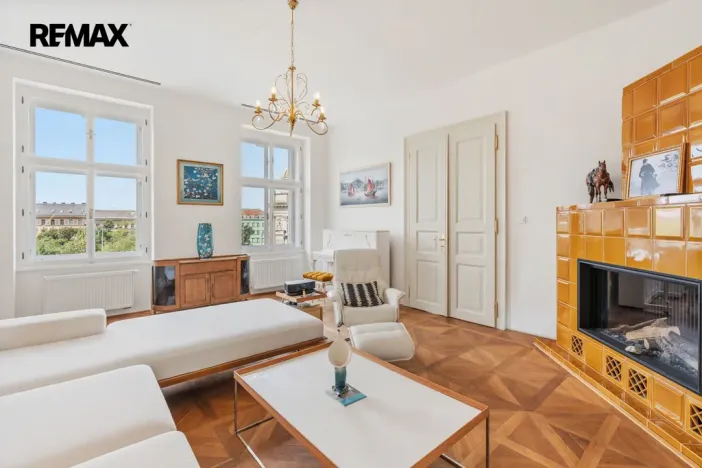 Prodej bytu 4+1, Praha - Vinohrady, Škrétova, 139 m2