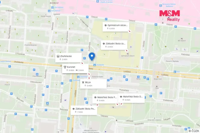 Prodej bytu 2+kk, Praha - Bohnice, Kostřínská, 42 m2