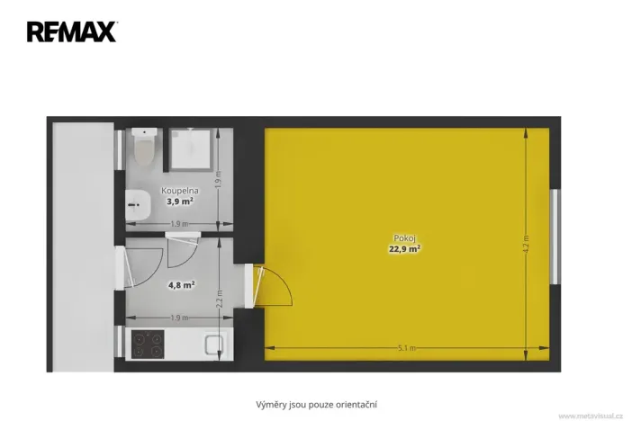 Prodej bytu 1+kk, Mladá Boleslav - Mladá Boleslav III, Štyrsova, 32 m2