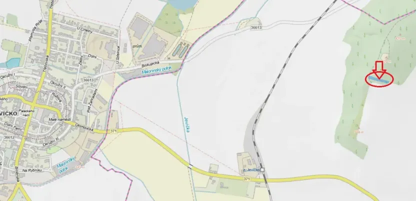Prodej podílu lesa, Jaroměřice, 148 m2