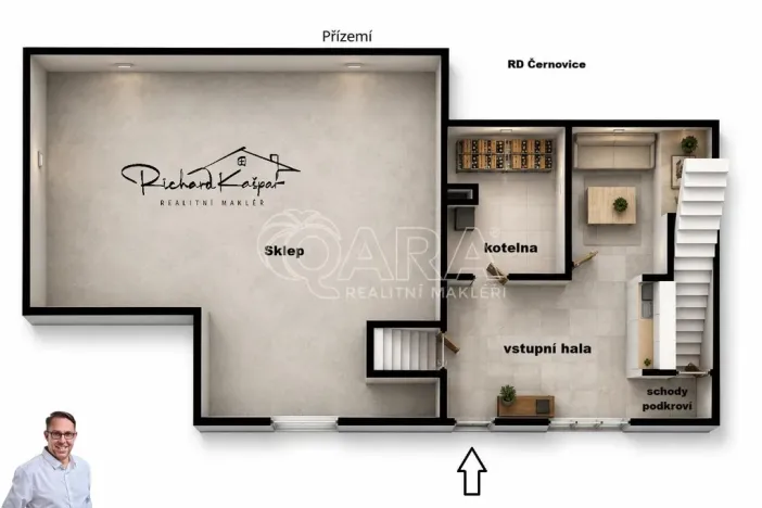 Prodej rodinného domu, Černovice, Ke Starým jatkám, 80 m2