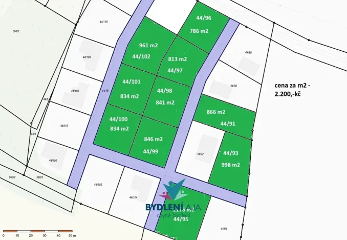 Prodej pozemku pro bydlení, Modlany, 786 m2