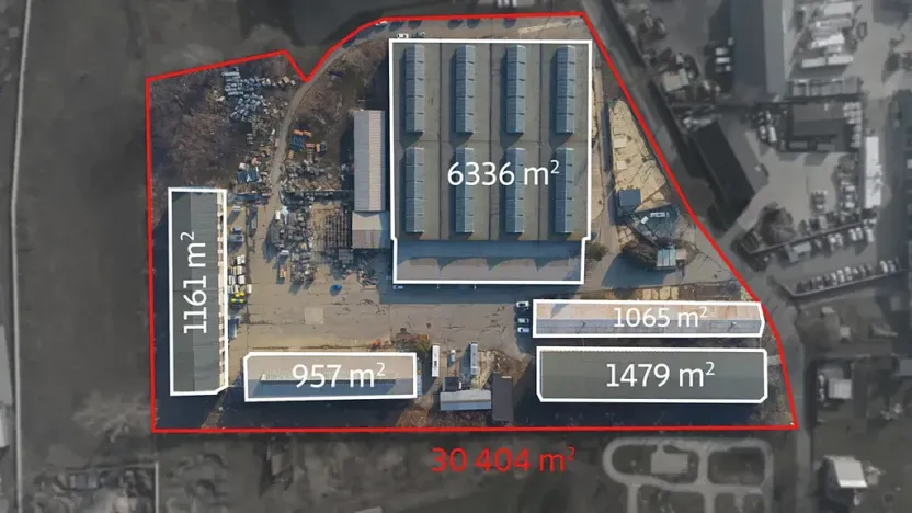 Pronájem skladu, Ostrava, 30404 m2