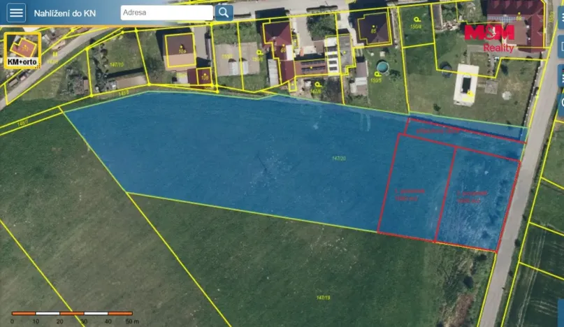 Prodej pozemku pro bydlení, Újezd u Přelouče, 1000 m2