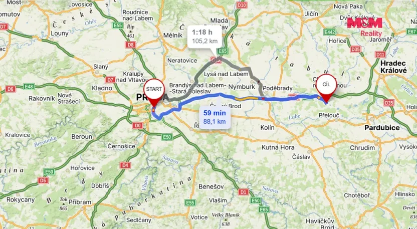 Prodej pozemku pro bydlení, Újezd u Přelouče, 1000 m2