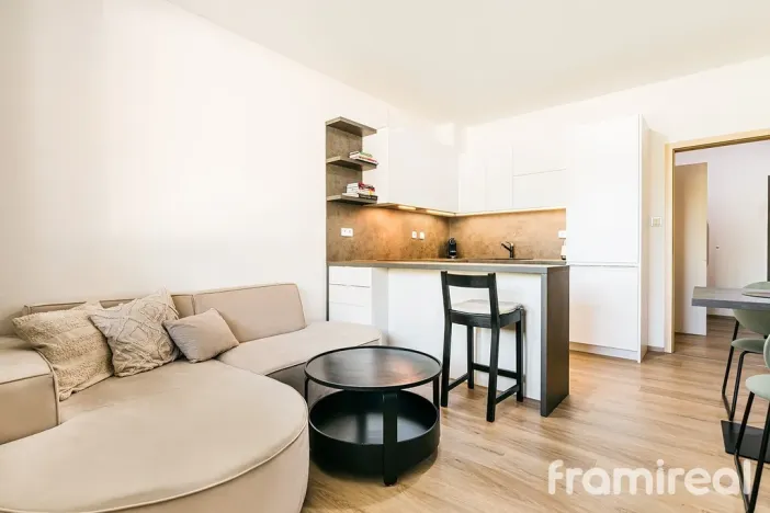 Pronájem bytu 2+kk, Brno, Hrázka, 47 m2