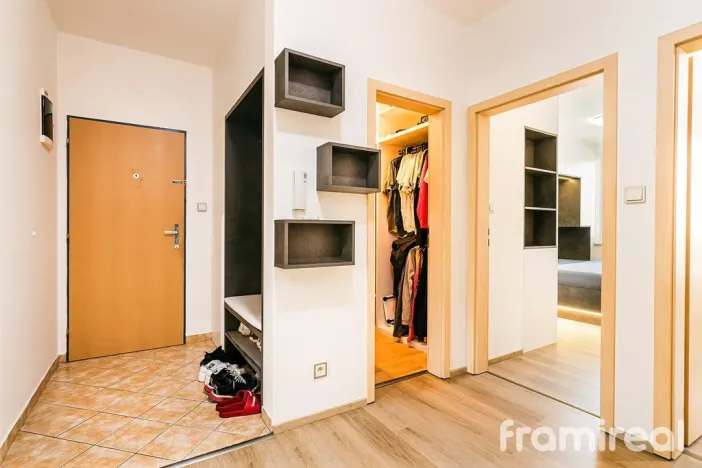 Pronájem bytu 2+kk, Brno, Hrázka, 47 m2