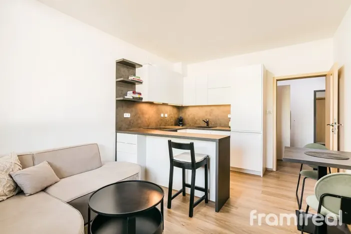 Pronájem bytu 2+kk, Brno, Hrázka, 47 m2