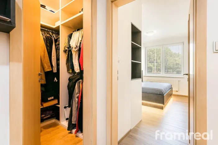 Pronájem bytu 2+kk, Brno, Hrázka, 47 m2