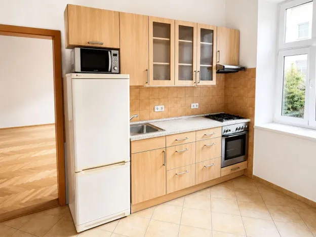 Pronájem bytu 1+kk, Praha - Žižkov, Vlkova, 44 m2