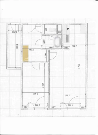 Prodej bytu 2+kk, Mělník, Studentská, 55 m2