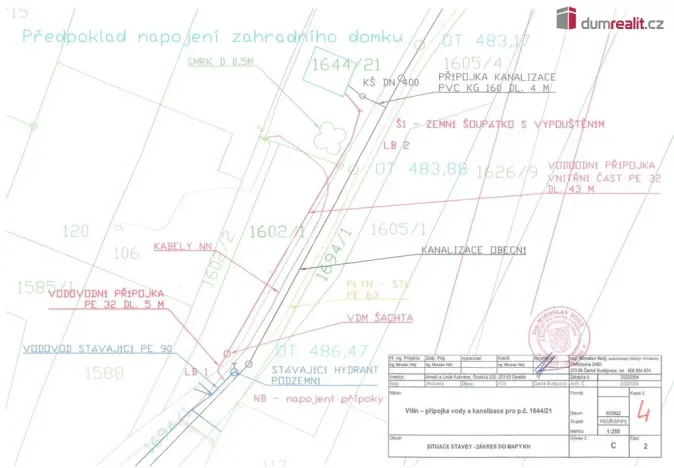 Prodej zahrady, Vitín, 1126 m2