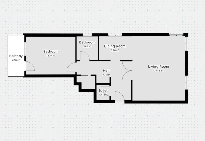 Pronájem bytu 2+kk, Praha - Střížkov, Jitravská, 68 m2