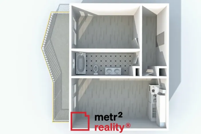 Pronájem bytu 2+kk, Olomouc, U solných mlýnů, 73 m2