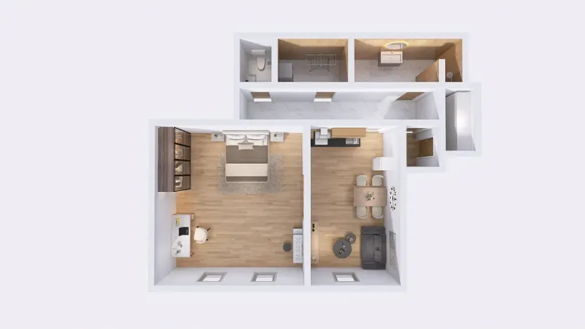 Pronájem bytu 2+kk, Zábřeh, Havlíčkova, 59 m2