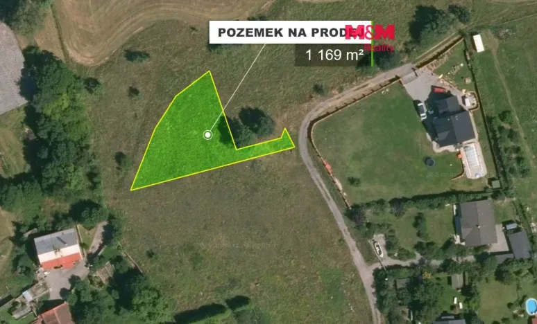 Prodej pozemku pro bydlení, Kamýk nad Vltavou, 1169 m2