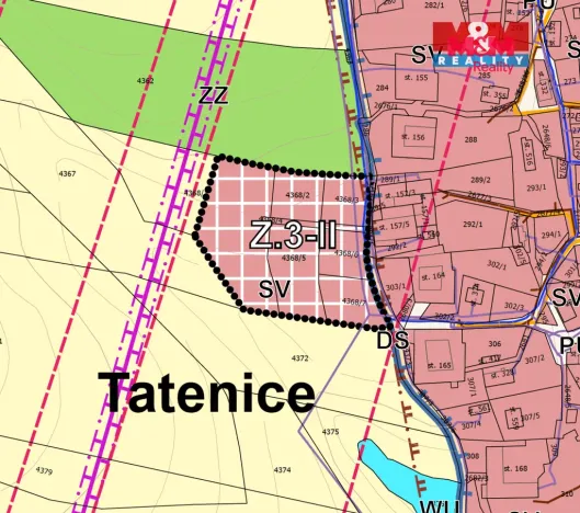 Prodej pozemku pro bydlení, Tatenice, 10781 m2