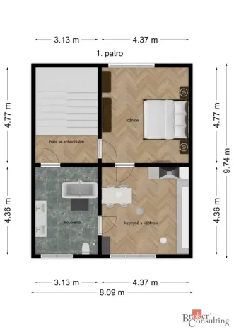 Prodej rodinného domu, Bystřany, Cajthamlova, 226 m2