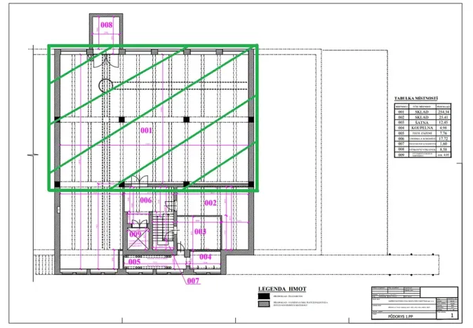 Pronájem výrobních prostor, Březová, 254 m2