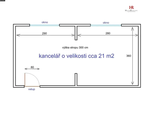 Pronájem kanceláře, Praha - Stodůlky, K Hájům, 21 m2