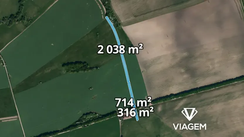 Prodej pole, Záhorovice, 3068 m2