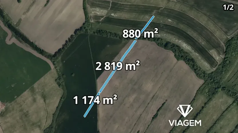 Prodej podílu pole, Velká nad Veličkou, 3368 m2