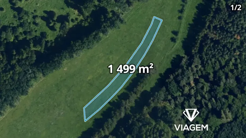 Prodej podílu pole, Hostim, 1388 m2