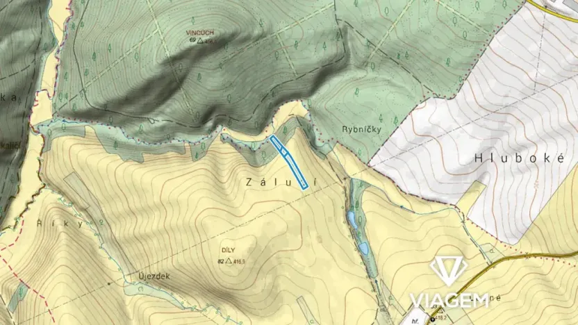 Prodej podílu pole, Valašské Klobouky, 1387 m2